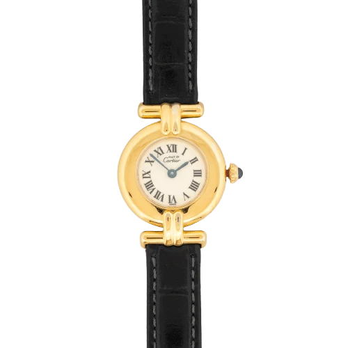 Cartier Must Boxed - 24 mm Watch in silver-gilt