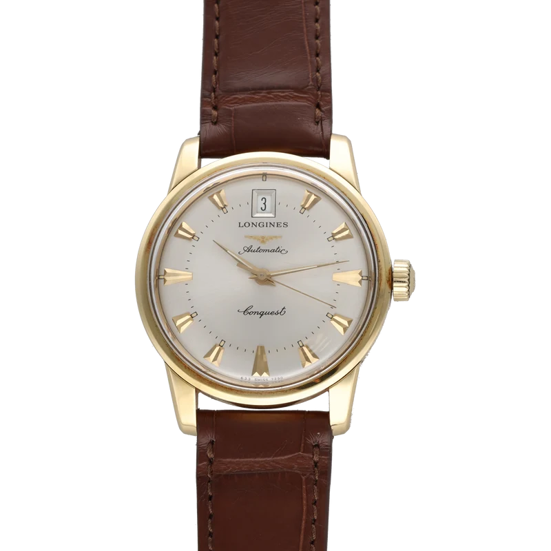 Longines Conquest Heritage - 35 mm watch in 18k gold