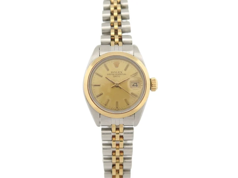 Rolex - Oyster Perpetual Datejust Lady watch in 18k gold and steel