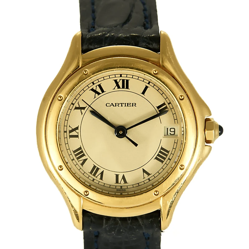 Cartier - Yellow gold watch Cougar