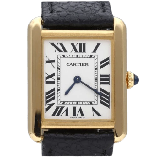 Cartier Tank Solo - Montre en or jaune et acier