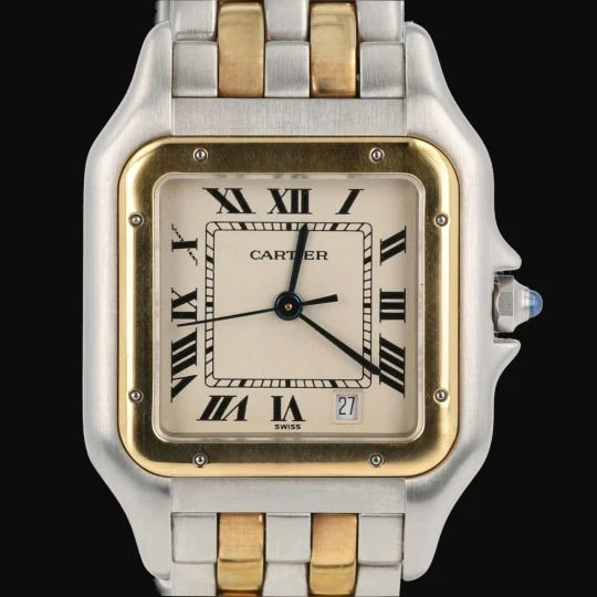 Cartier Panthère - Montre en or jaune et acier