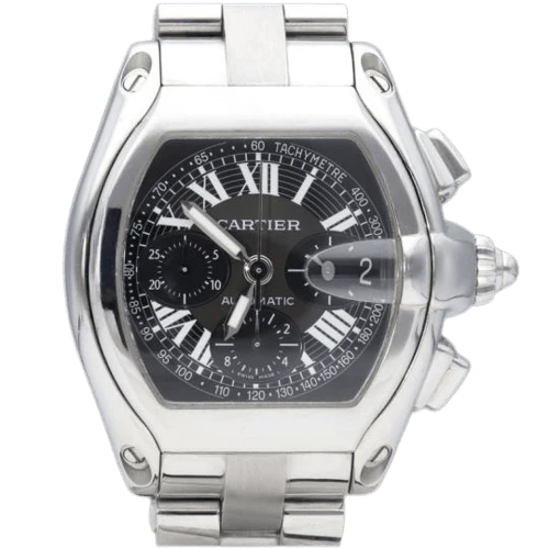 Cartier Roadster - Montre chronographe en acier