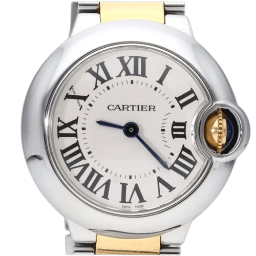 Cartier Ballon Bleu - Montre 28 mm en or jaune et acier