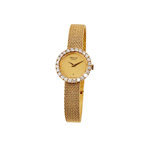 Chopard - Vintage yellow gold and diamond watch