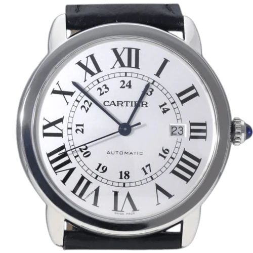 Cartier Round Solo - Automatic steel watch