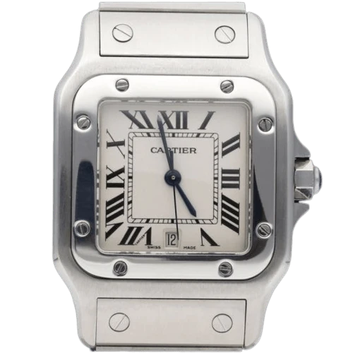 Cartier Santos Galbée - Montre en acier