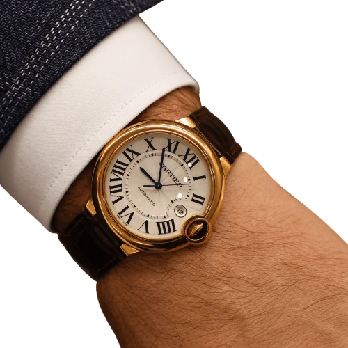 Cartier Ballon Bleu - 42 mm watch in rose gold