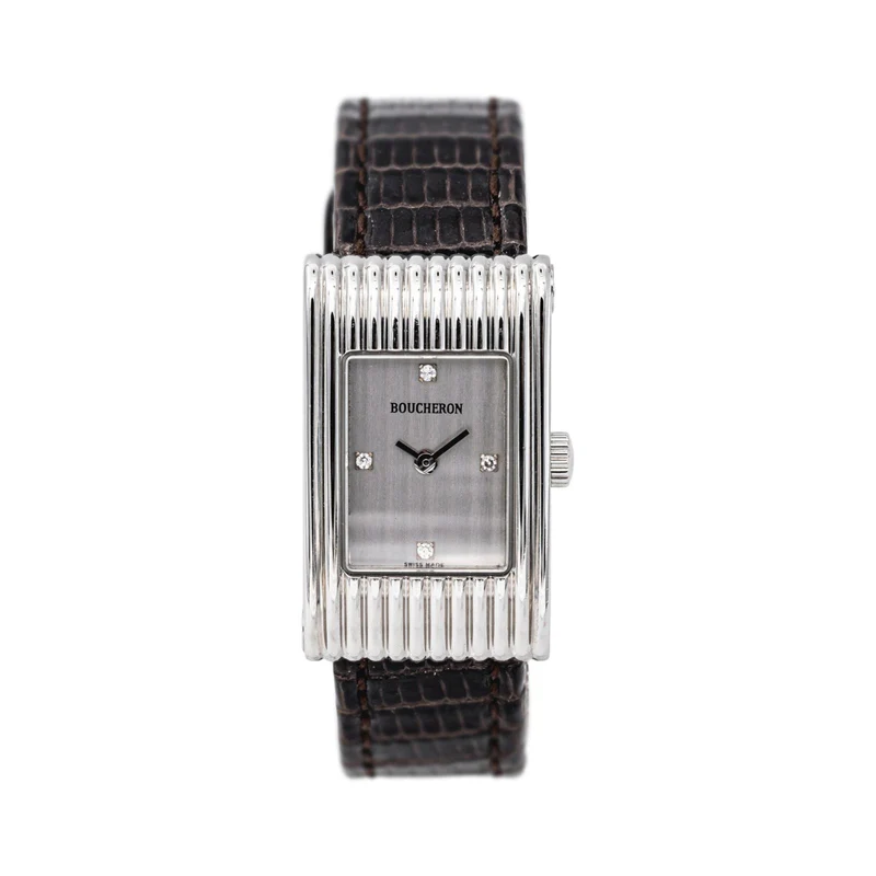 Boucheron Reflection - Steel and diamond watch
