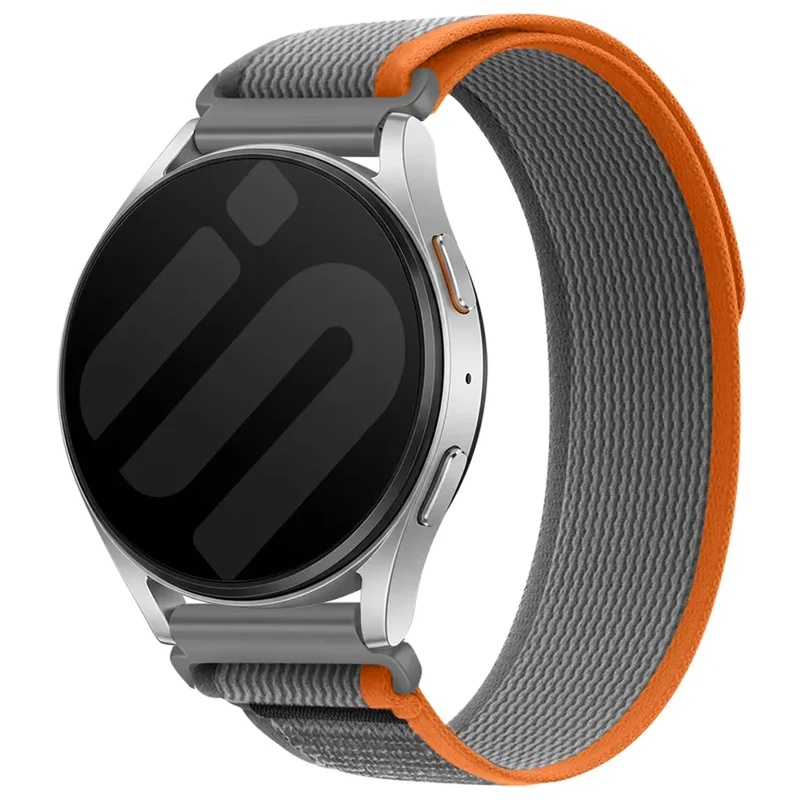 Correa nylon trail Huawei Watch GT 7 Pro (gris/naranja)