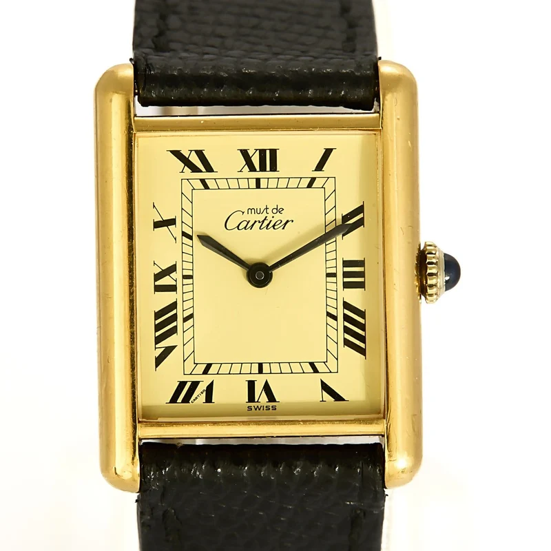 Cartier Tank Must - Gold-plated silver watch