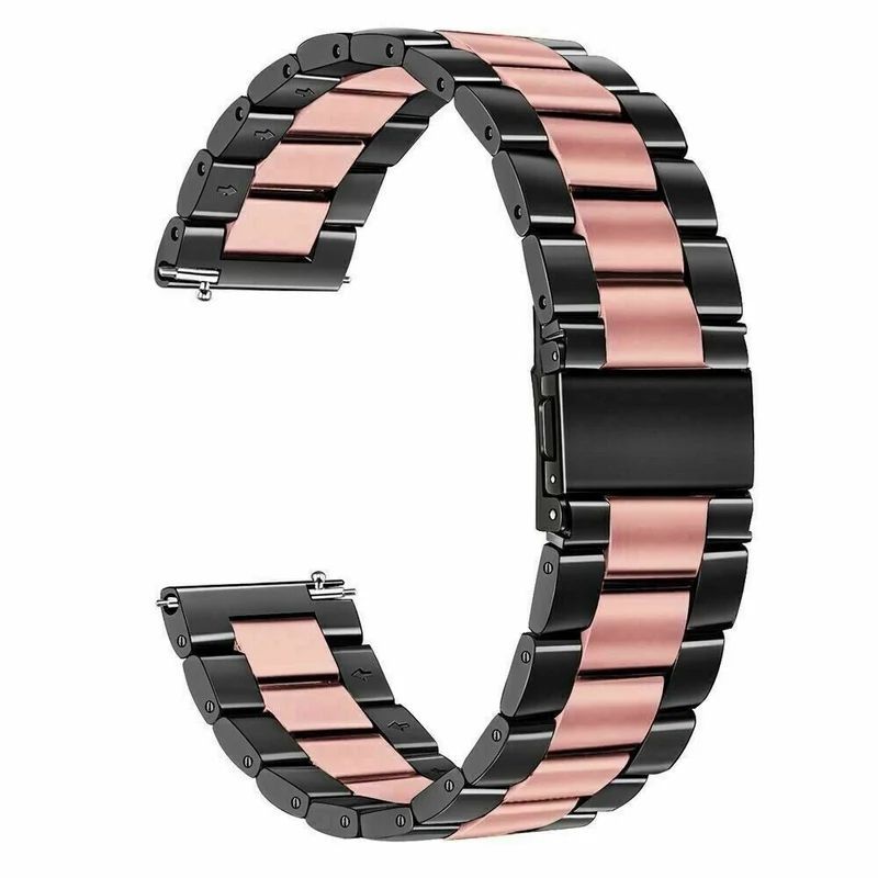 Correa acero Zenwatch Venice Pro 2 (negro/rosa)