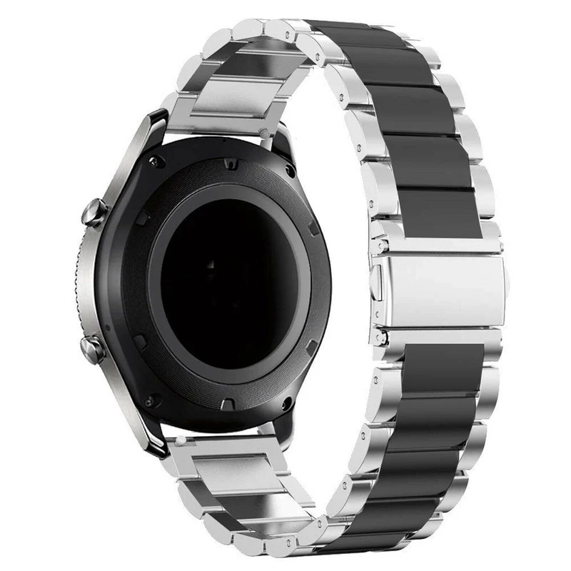 Correa acero Zenwatch Venice Pro (plata/negro)