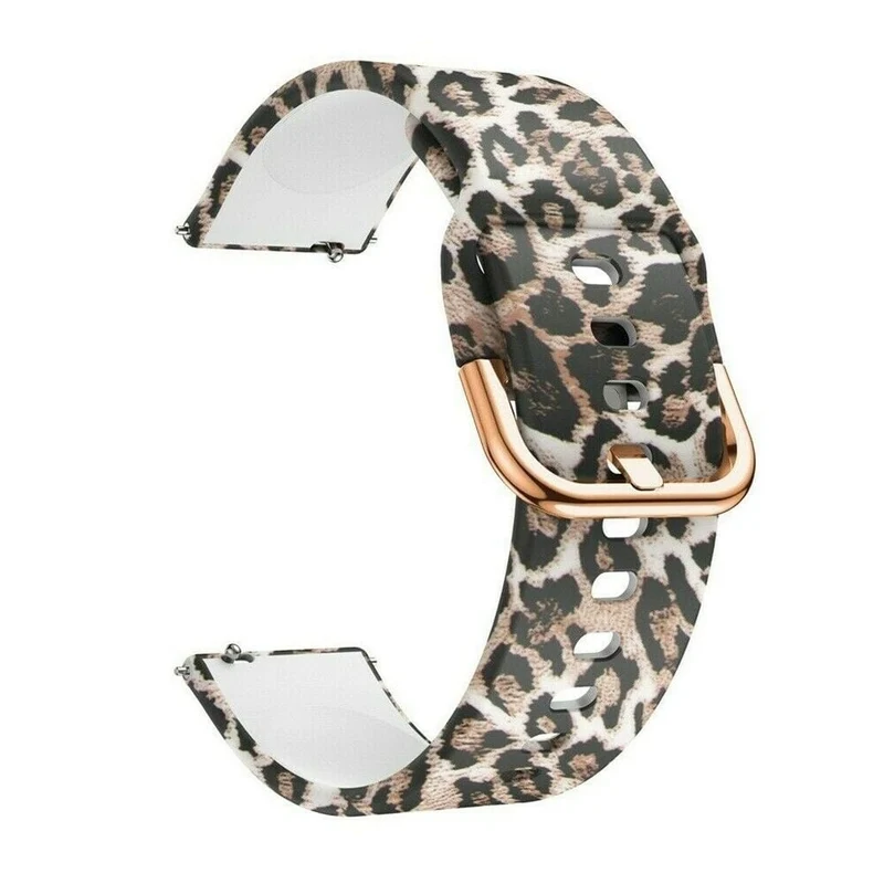 Correa silicona estampado Zenwatch Venice Pro (leopardo afortunado)