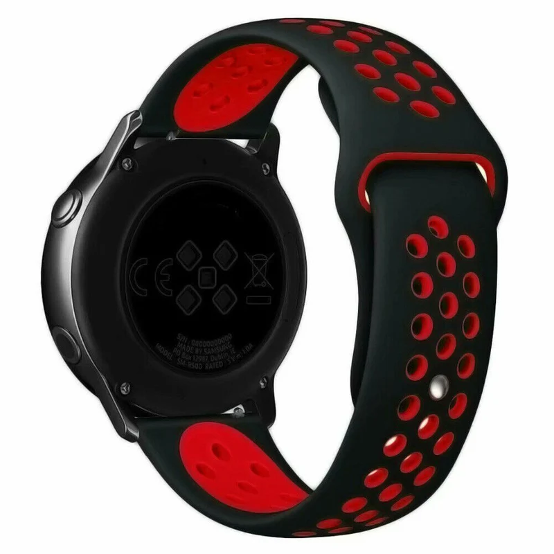 Correa deportiva Zenwatch Venice Pro 2 (negro/rojo)