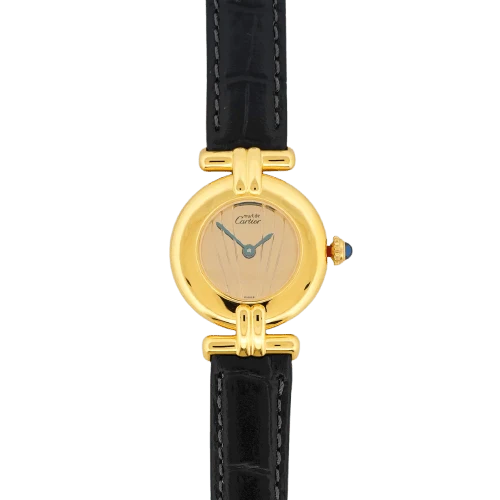 Cartier Must Colisée - Watch with silver-gilt dial Art Deco