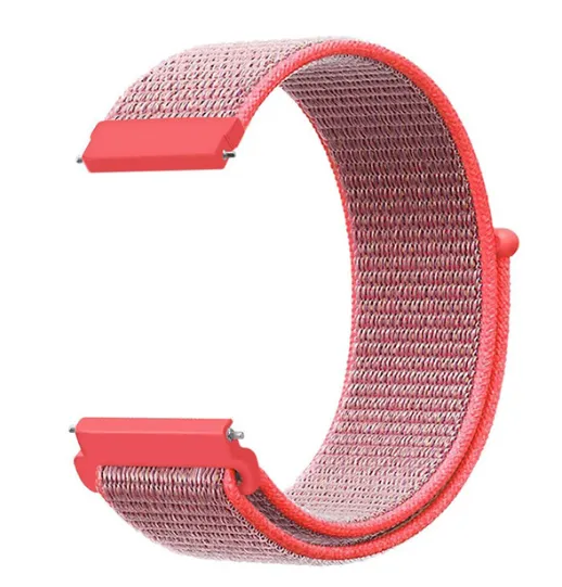 Correa nylon Zenwatch Venice Pro (rosa/rojo)