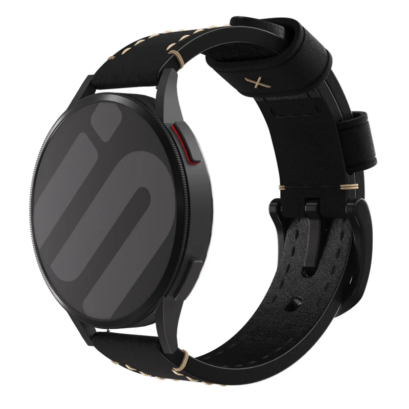 Correa cuero auténtica Zenwatch Venice Pro (negro)