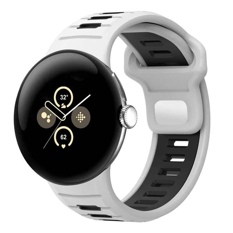 Correa deportiva 'Duo' Google Pixel Watch 5 - 45mm (blanco/negro)