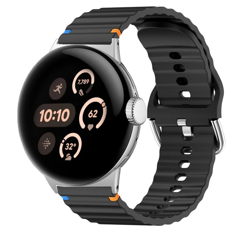 Correa ondulada Google Pixel Watch 5 - 45mm (negro)