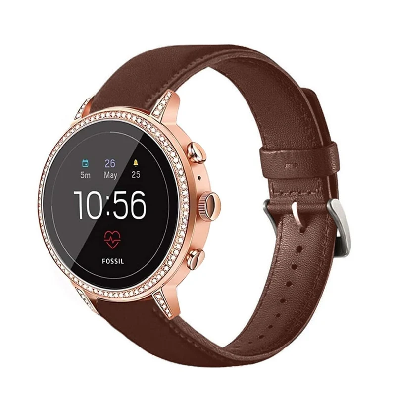Correa cuero Zenwatch Venice Pro 2 (marrón rojizo)