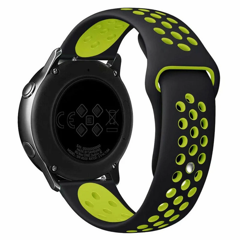 Correa deportiva Zenwatch Venice Pro 2 (negro/amarillo)