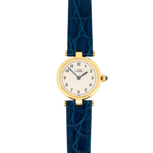 Cartier Must Vendôme - SM watch with silver-gilt ivory Breguet dial