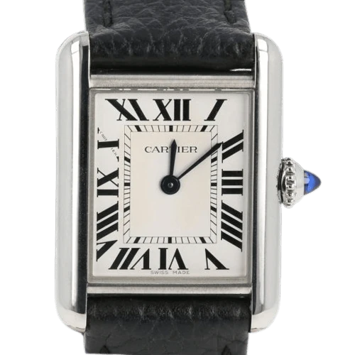 Cartier Tank Must - Quartz watch with leather strap