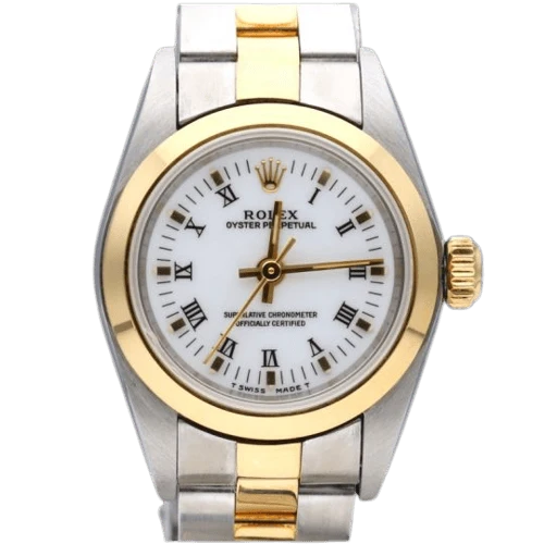 Rolex Oyster Perpetual - Lady watch in yellow gold and steel