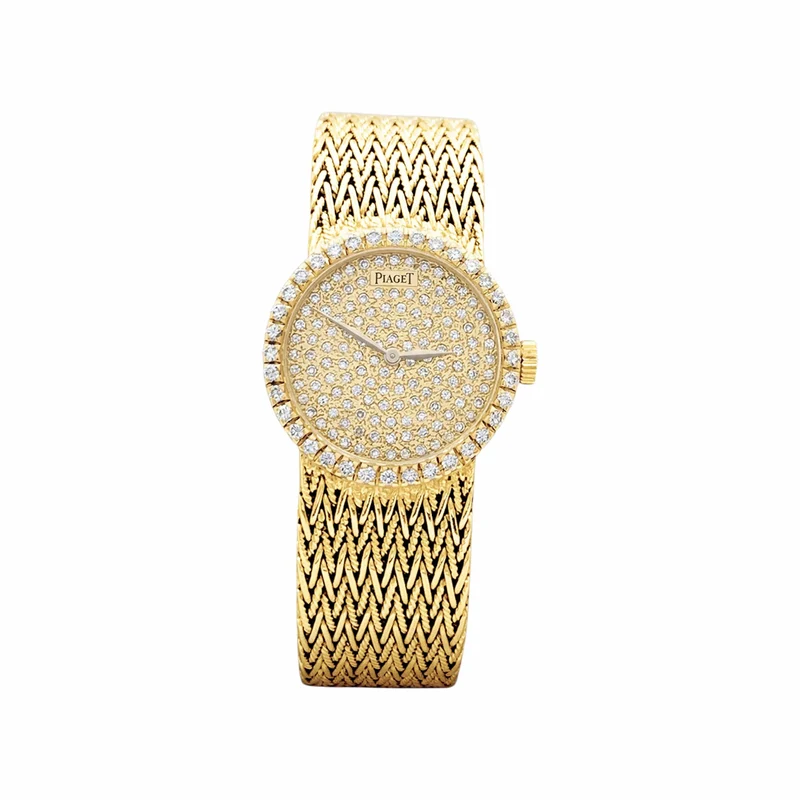 Piaget - Vintage yellow gold and diamond watch
