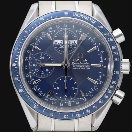Omega Speedmaster - Steel Day Date Chronograph Watch