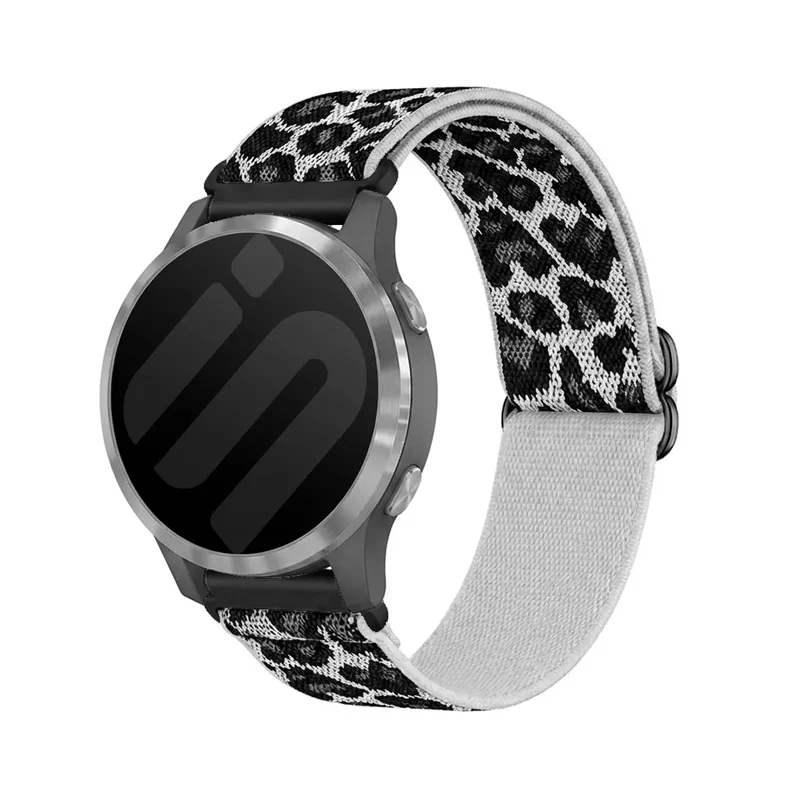 Correa elástica Huawei Watch GT 7 - 41mm (leopardo blanco)