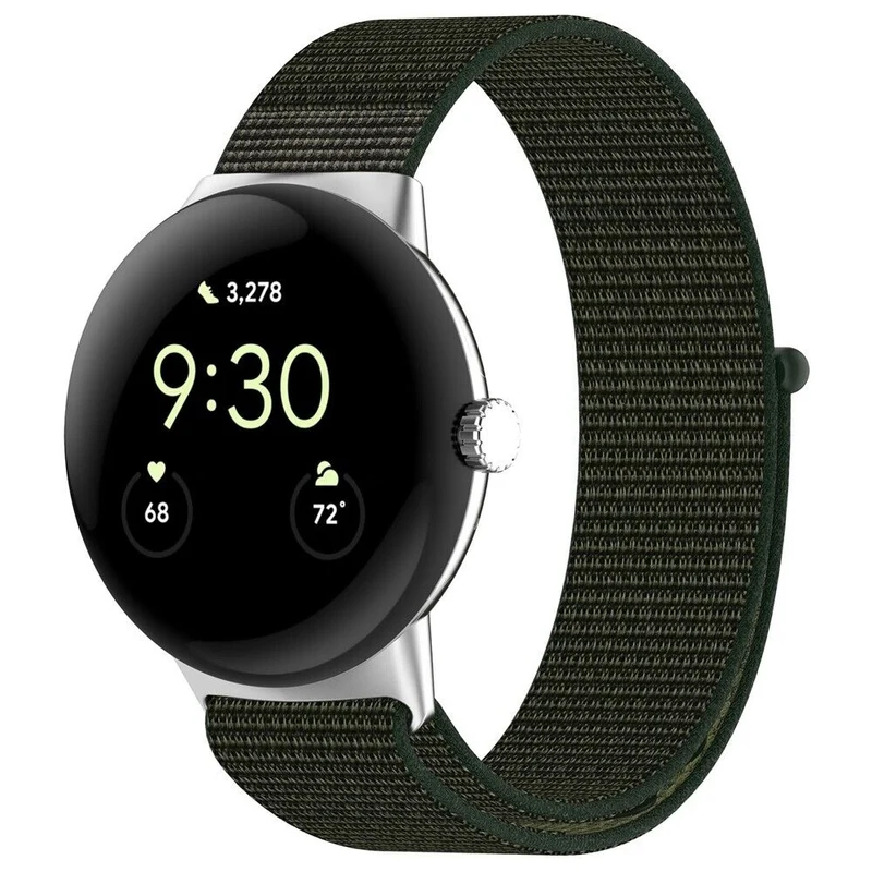 Correa nylon Google Pixel Watch 5 - 41mm (verde)
