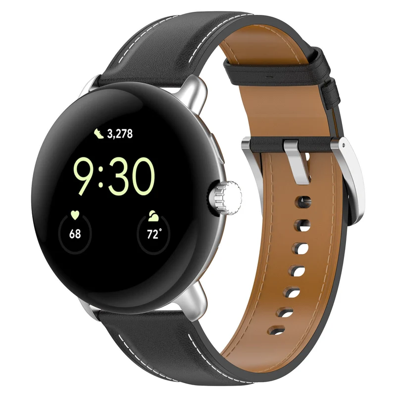 Correa cuero Google Pixel Watch 5 - 41mm (negro)