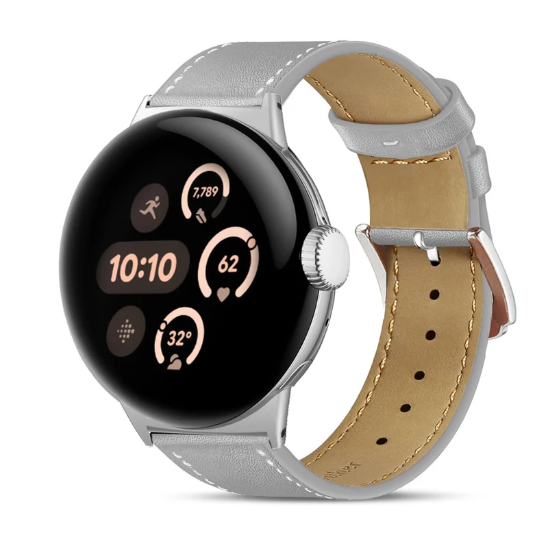Correa cuero moderna Google Pixel Watch 5 - 45mm (gris)