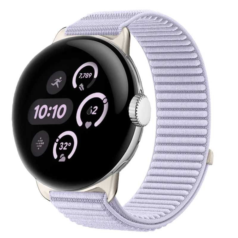Correa nylon ondulada Google Pixel Watch 5 - 41mm (púrpura claro)