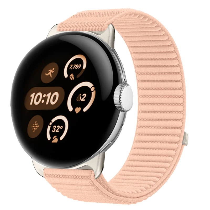 Correa nylon ondulada Google Pixel Watch 5 - 41mm (rosa)