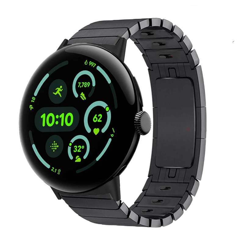 Correa métalica premium con eslabones Google Pixel Watch 5 - 45mm (negro)