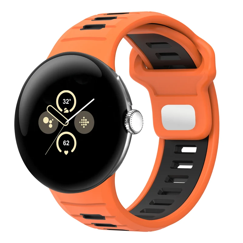 Correa deportiva 'Duo' Google Pixel Watch 5 - 45mm (naranja/negro)