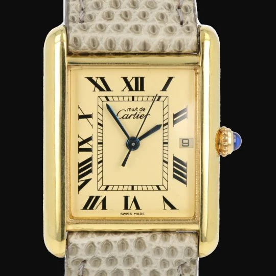 Cartier Tank - Show silver-gilt