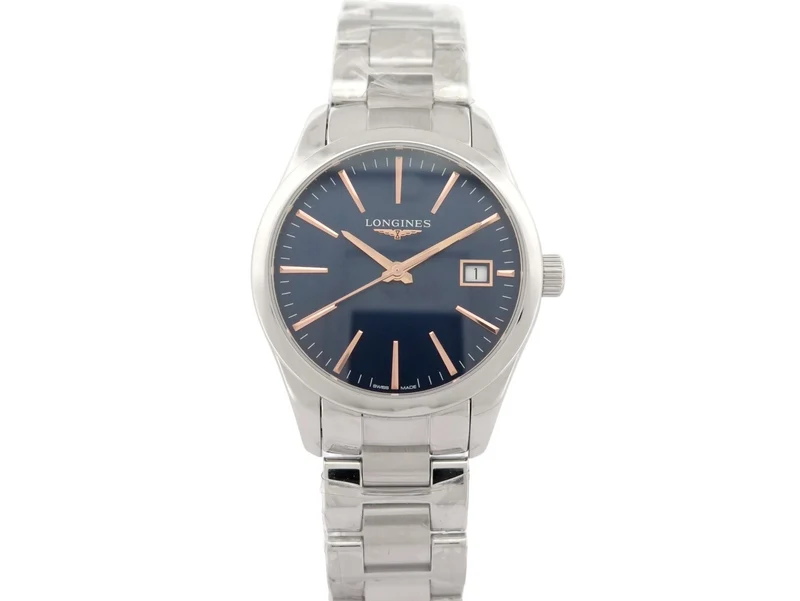 Longines Conquest Classic - 34 mm steel quartz watch
