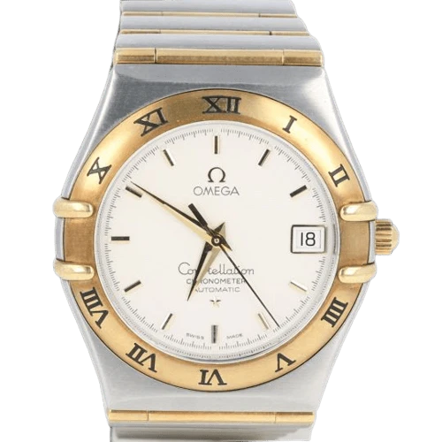 Omega Constellation - Yellow gold and steel watch