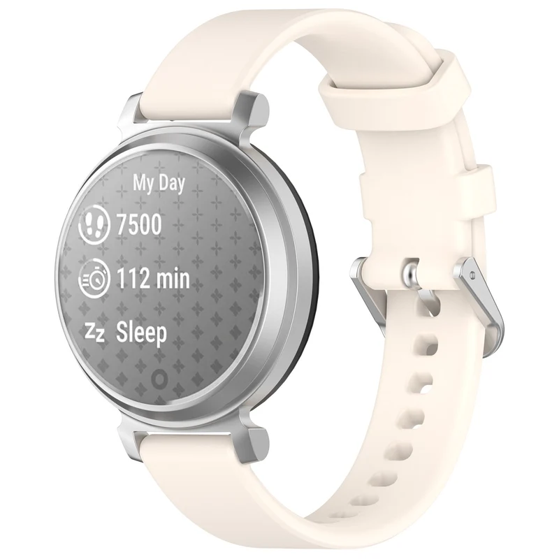 Correa silicona clásica Zenwatch Lily (blanco estrella)