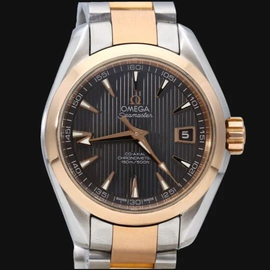 Omega Seamaster Aqua Terra - Yellow gold and steel watch