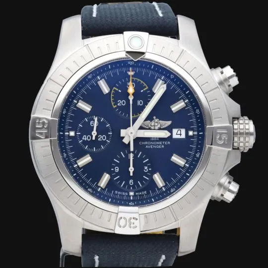 Breitling Super Avenger - 45 mm steel chronograph watch