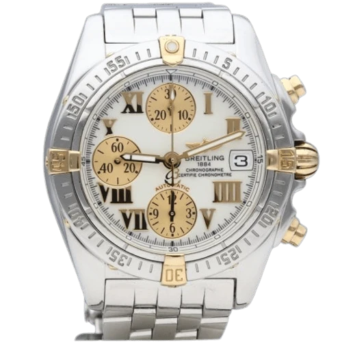 Breitling Chronomat - Yellow gold and steel Cockpit Chronograph watch
