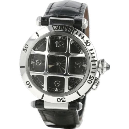 Cartier Pasha - 38 mm automatic steel watch