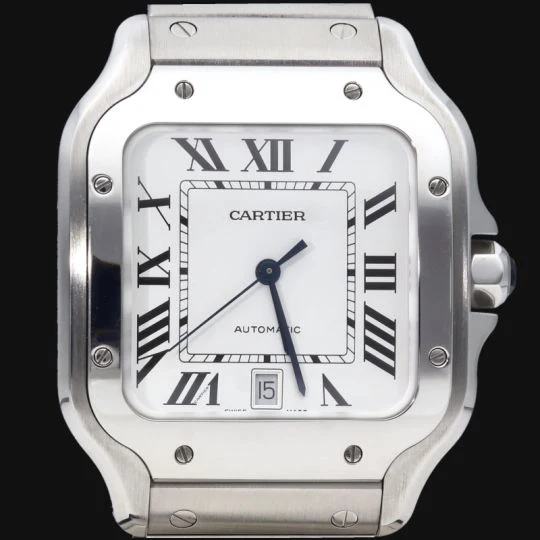 Cartier Santos - XL steel watch