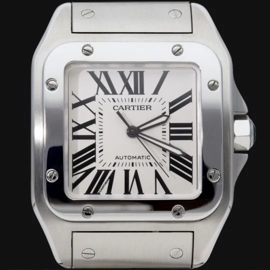 Cartier Santos 100 XL - Steel watch