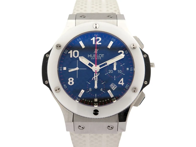 Hublot Big Bang - Chronograph watch in steel and ceramic